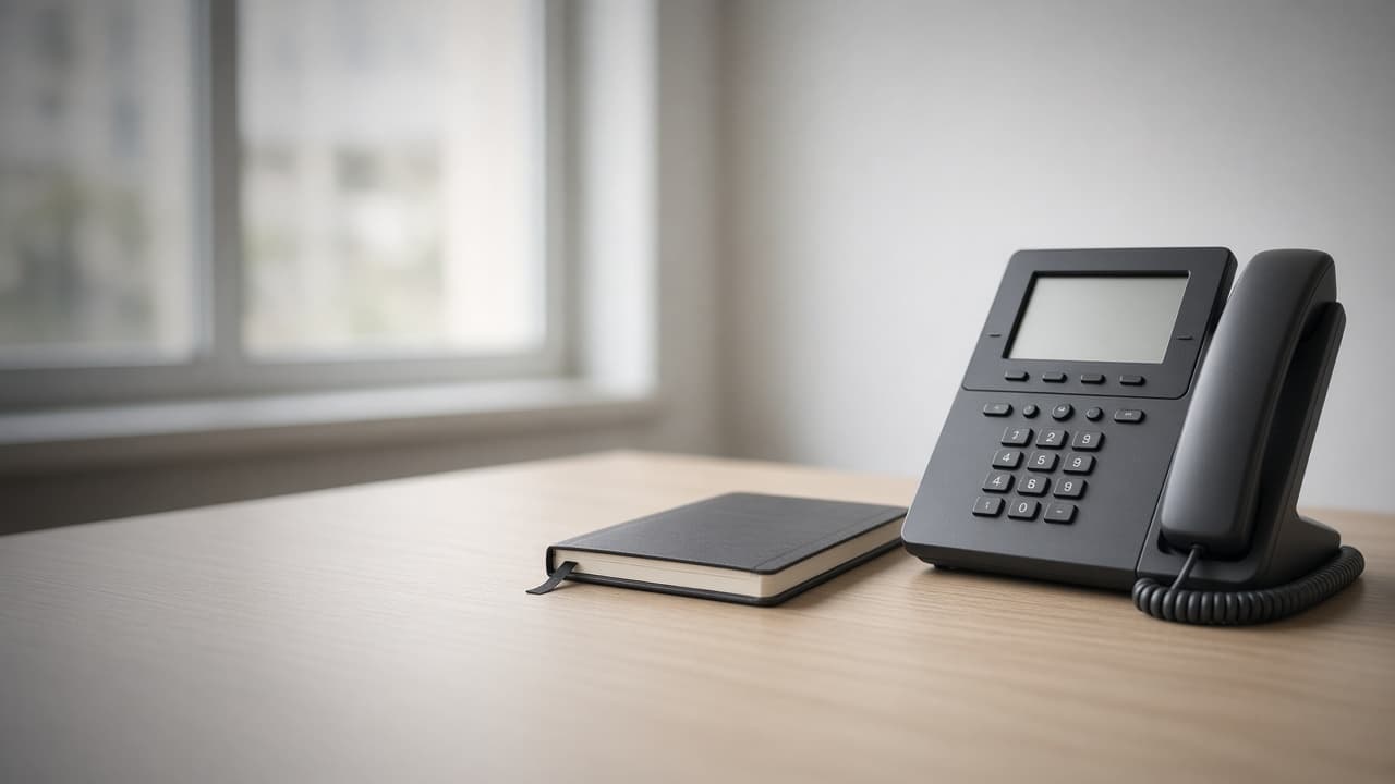 Business desk phone