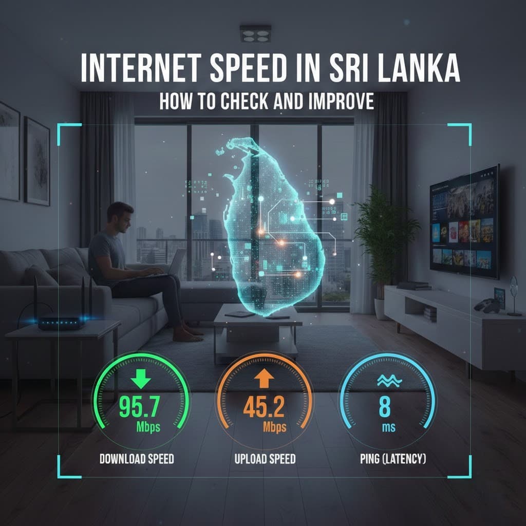 Internet Speed Test in Sri Lanka – How to Check and Improve Your Internet Speed